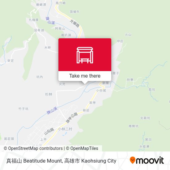 真福山 Beatitude Mount map
