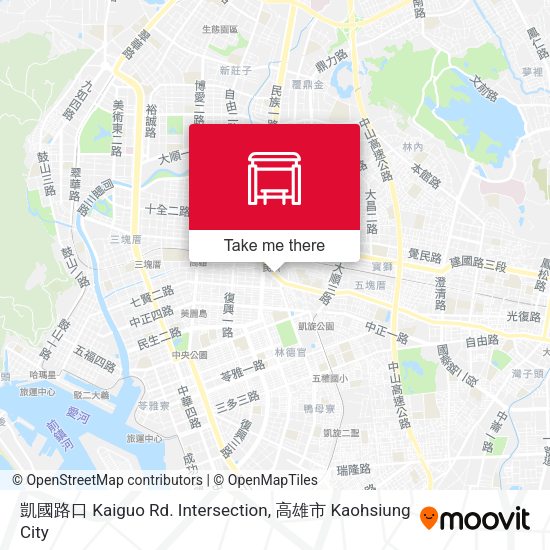 凱國路口 Kaiguo Rd. Intersection map