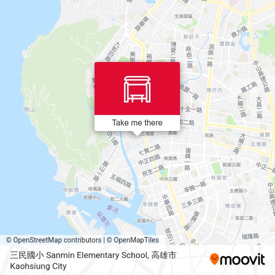 三民國小 Sanmin Elementary School地圖