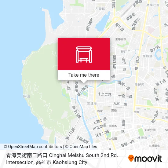 青海美術南二路口 Cinghai Meishu South 2nd Rd. Intersection地圖