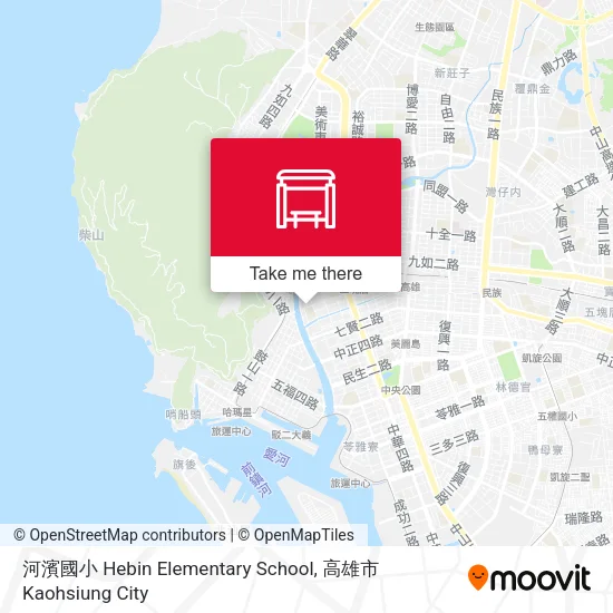 河濱國小 Hebin Elementary School地圖