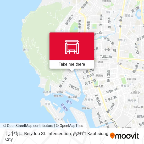 北斗街口 Beiydou St. Intersection map