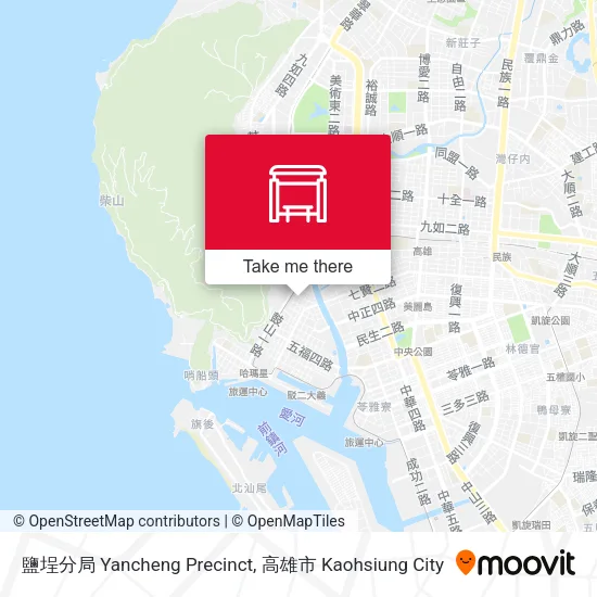 鹽埕分局 Yancheng Precinct地圖