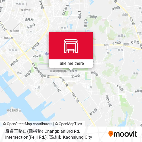 廠邊三路口(飛機路) Changbian 3rd Rd. Intersection(Feiji Rd.) map