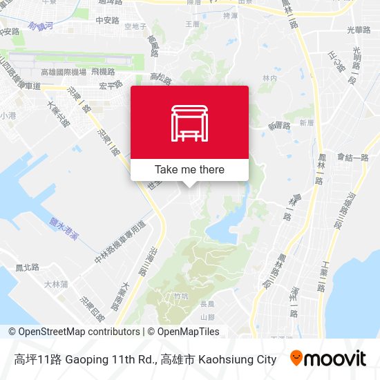 高坪11路 Gaoping 11th Rd. map