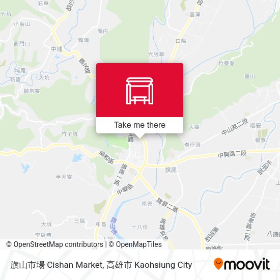旗山市場 Cishan Market地圖