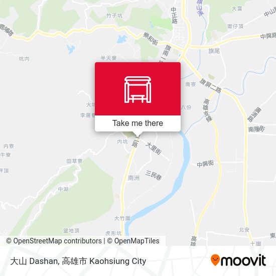 大山 Dashan map