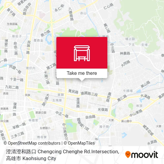 澄清澄和路口 Chengcing Chenghe Rd.Intersection地圖