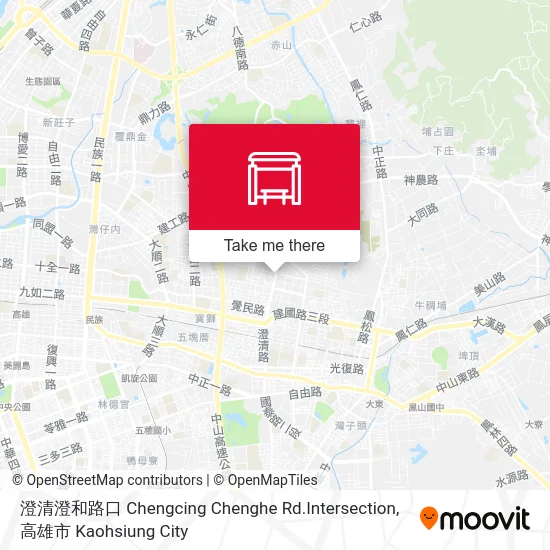 澄清澄和路口 Chengcing Chenghe Rd.Intersection地圖