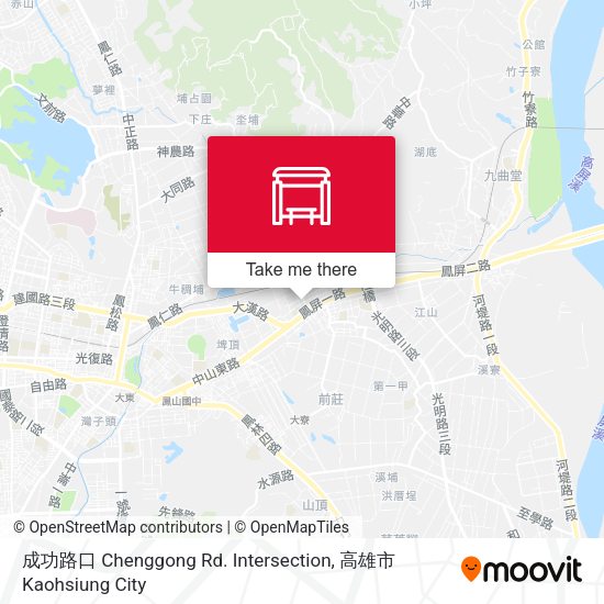 成功路口 Chenggong Rd. Intersection map