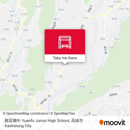 圓富國中 Yuanfu Junior High School地圖