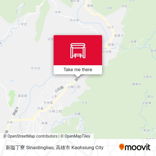 新隘丁寮 Sinaidingliao map