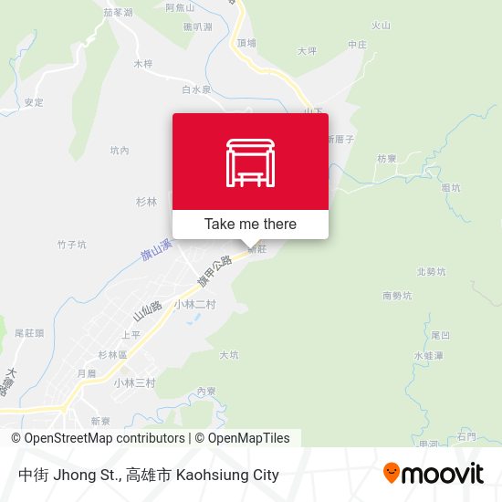 中街 Jhong St. map