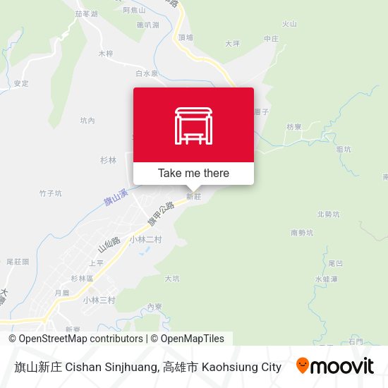 旗山新庄 Cishan Sinjhuang地圖