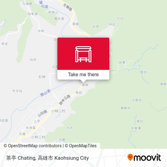 茶亭 Chating地圖