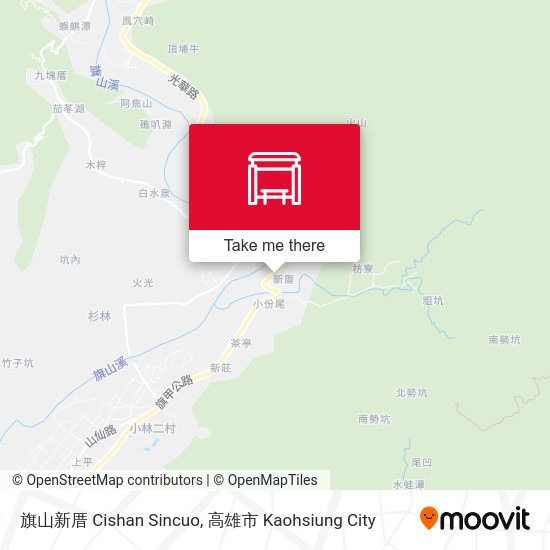 旗山新厝 Cishan Sincuo地圖