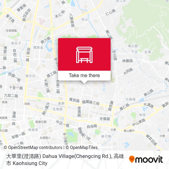大華里(澄清路) Dahua Village(Chengcing Rd.) map