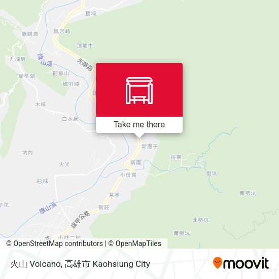 火山 Volcano map
