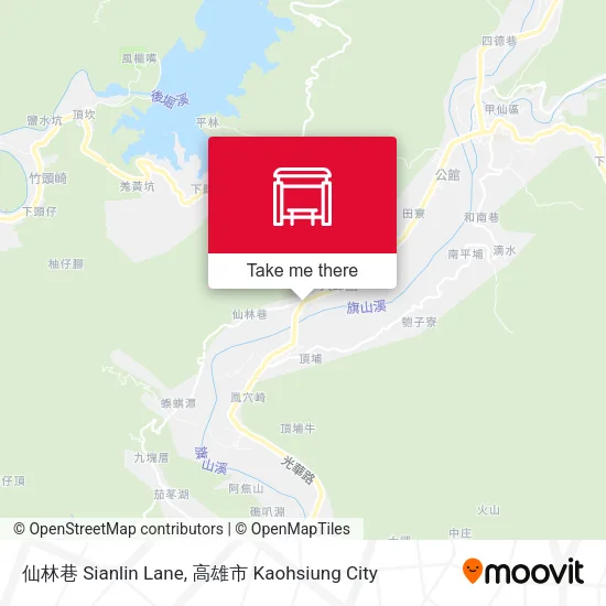 仙林巷 Sianlin Lane map