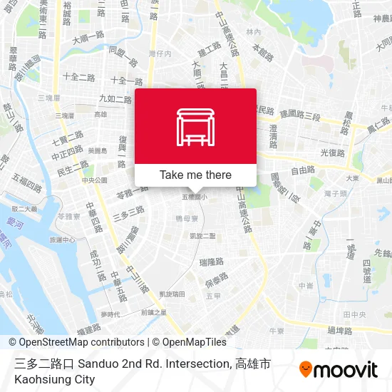 三多二路口 Sanduo 2nd Rd. Intersection地圖