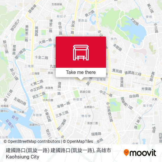 建國路口(凱旋一路) 建國路口(凱旋一路)地圖