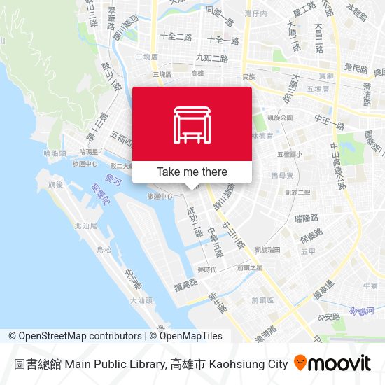 圖書總館 Main Public Library map