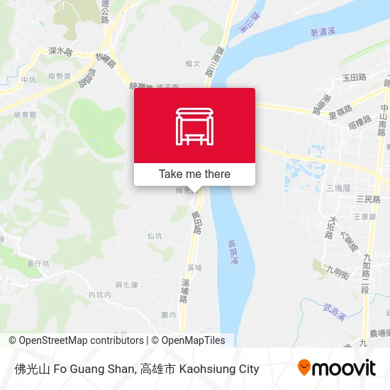 佛光山 Fo Guang Shan地圖
