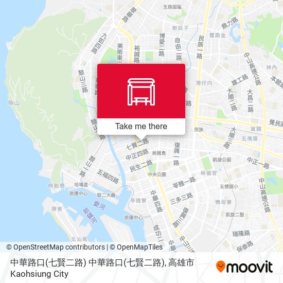 中華路口(七賢二路) 中華路口(七賢二路)地圖