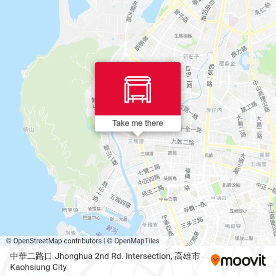 中華二路口 Jhonghua 2nd Rd. Intersection map