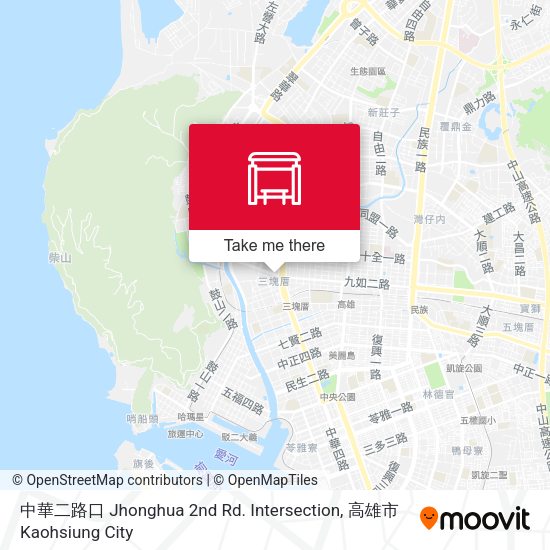 中華二路口 Jhonghua 2nd Rd. Intersection map