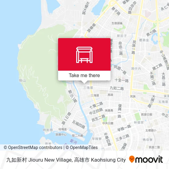 九如新村 Jiouru New Village地圖