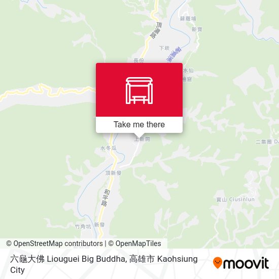 六龜大佛 Liouguei Big Buddha map