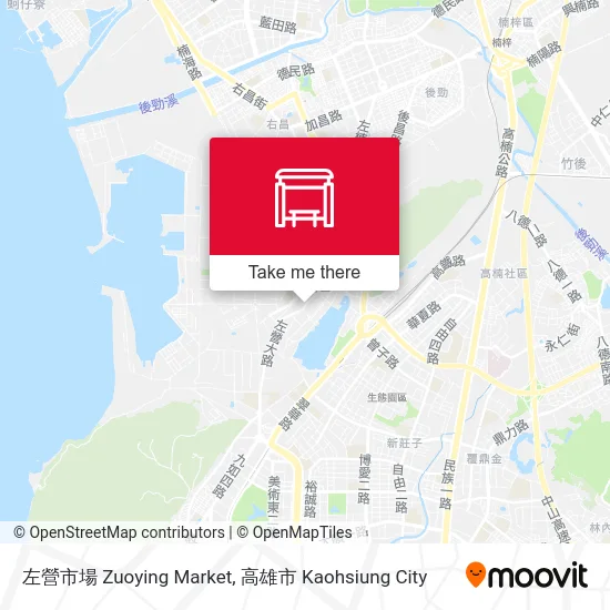 左營市場 Zuoying Market map