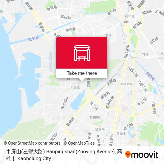 半屏山(左營大路) Banpingshan(Zuoying Avenue)地圖