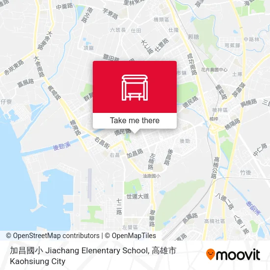 加昌國小 Jiachang Elenentary School map