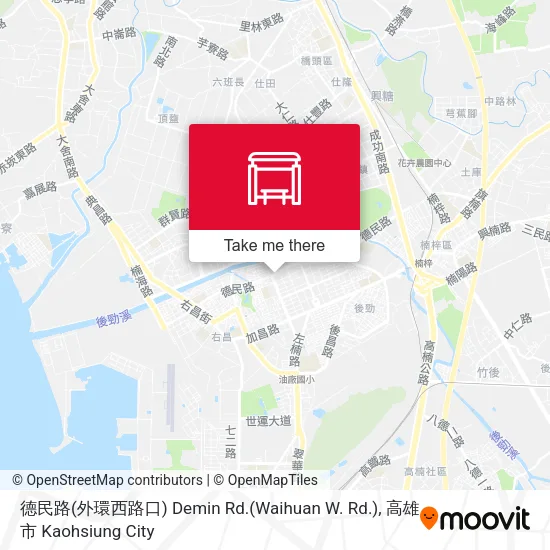 德民路(外環西路口) Demin Rd.(Waihuan W. Rd.) map