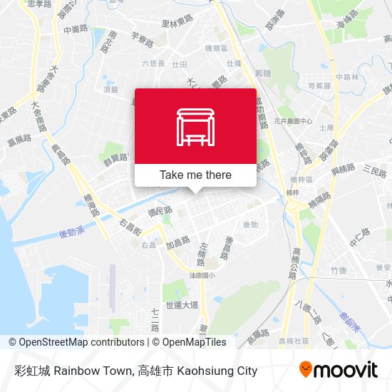 彩虹城 Rainbow Town map