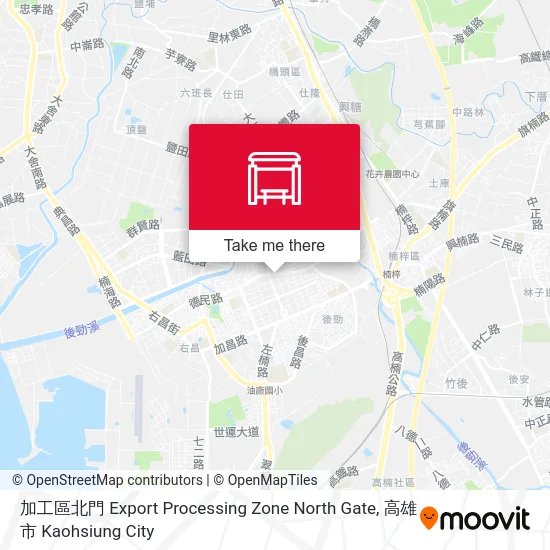 加工區北門 Export Processing Zone North Gate地圖