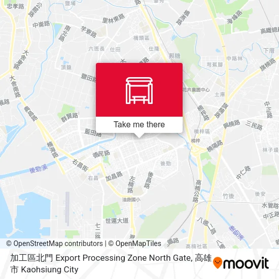 加工區北門 Export Processing Zone North Gate地圖