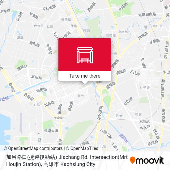 加昌路口(捷運後勁站) Jiachang Rd. Intersection(Mrt Houjin Station) map