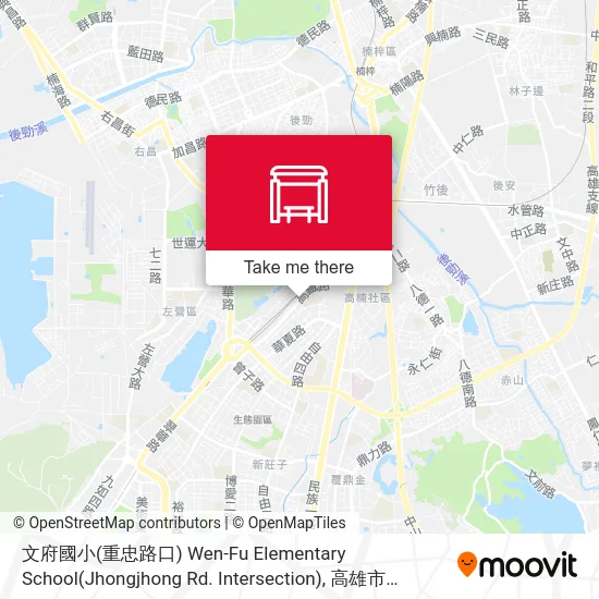 文府國小(重忠路口) Wen-Fu Elementary School(Jhongjhong Rd. Intersection)地圖