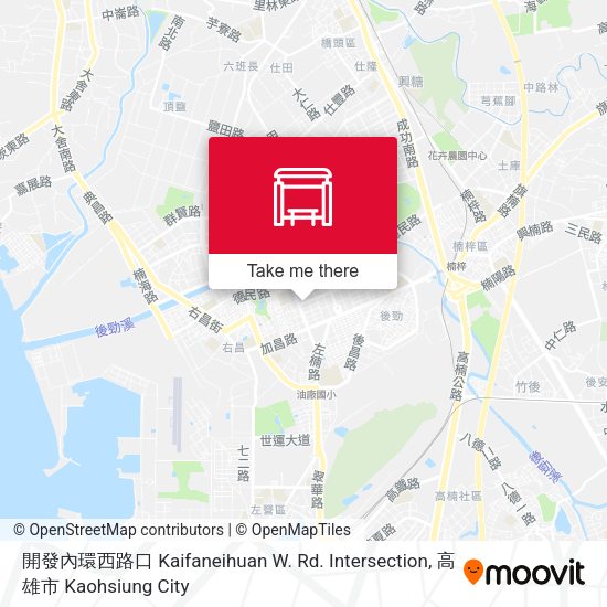 開發內環西路口 Kaifaneihuan W. Rd. Intersection地圖