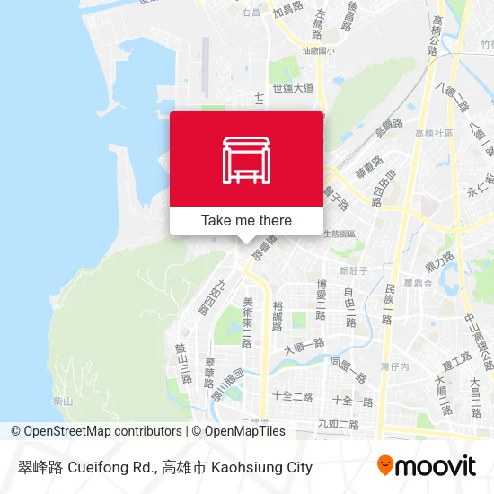 翠峰路 Cueifong Rd.地圖