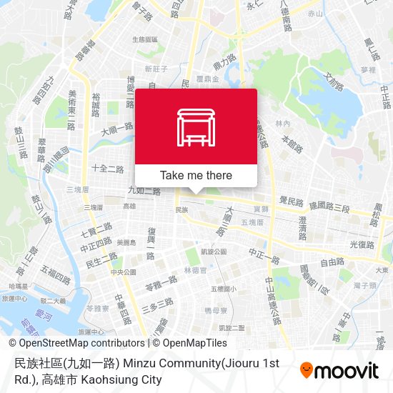 民族社區(九如一路) Minzu Community(Jiouru 1st Rd.) map