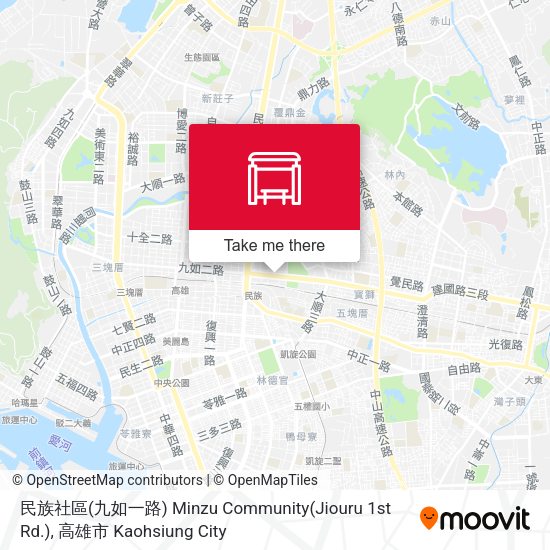 民族社區(九如一路) Minzu Community(Jiouru 1st Rd.) map