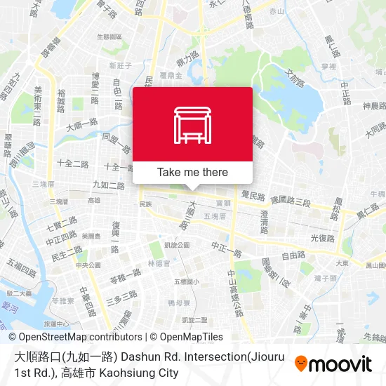 大順路口(九如一路) Dashun Rd. Intersection(Jiouru 1st Rd.)地圖
