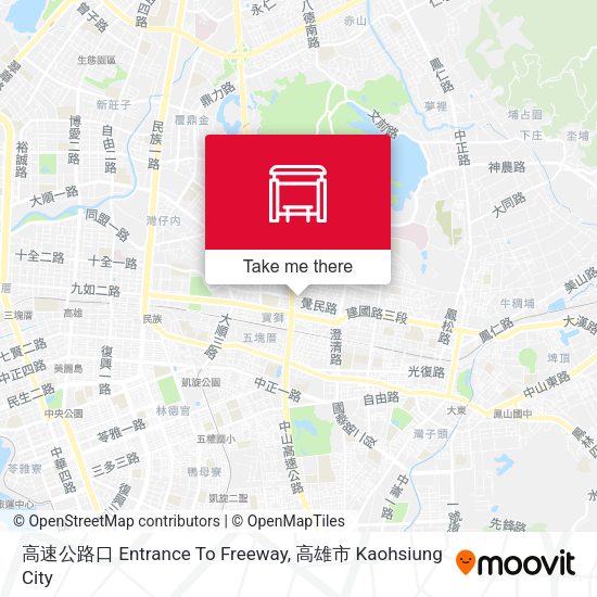 高速公路口 Entrance To Freeway map