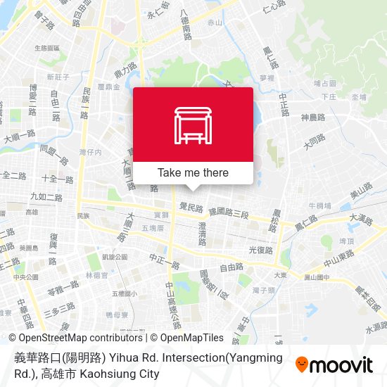 義華路口(陽明路) Yihua Rd. Intersection(Yangming Rd.) map