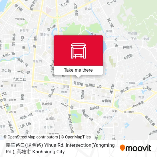義華路口(陽明路) Yihua Rd. Intersection(Yangming Rd.)地圖