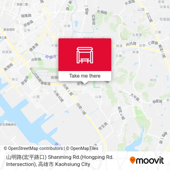山明路(宏平路口) Shanming Rd.(Hongping Rd. Intersection)地圖
